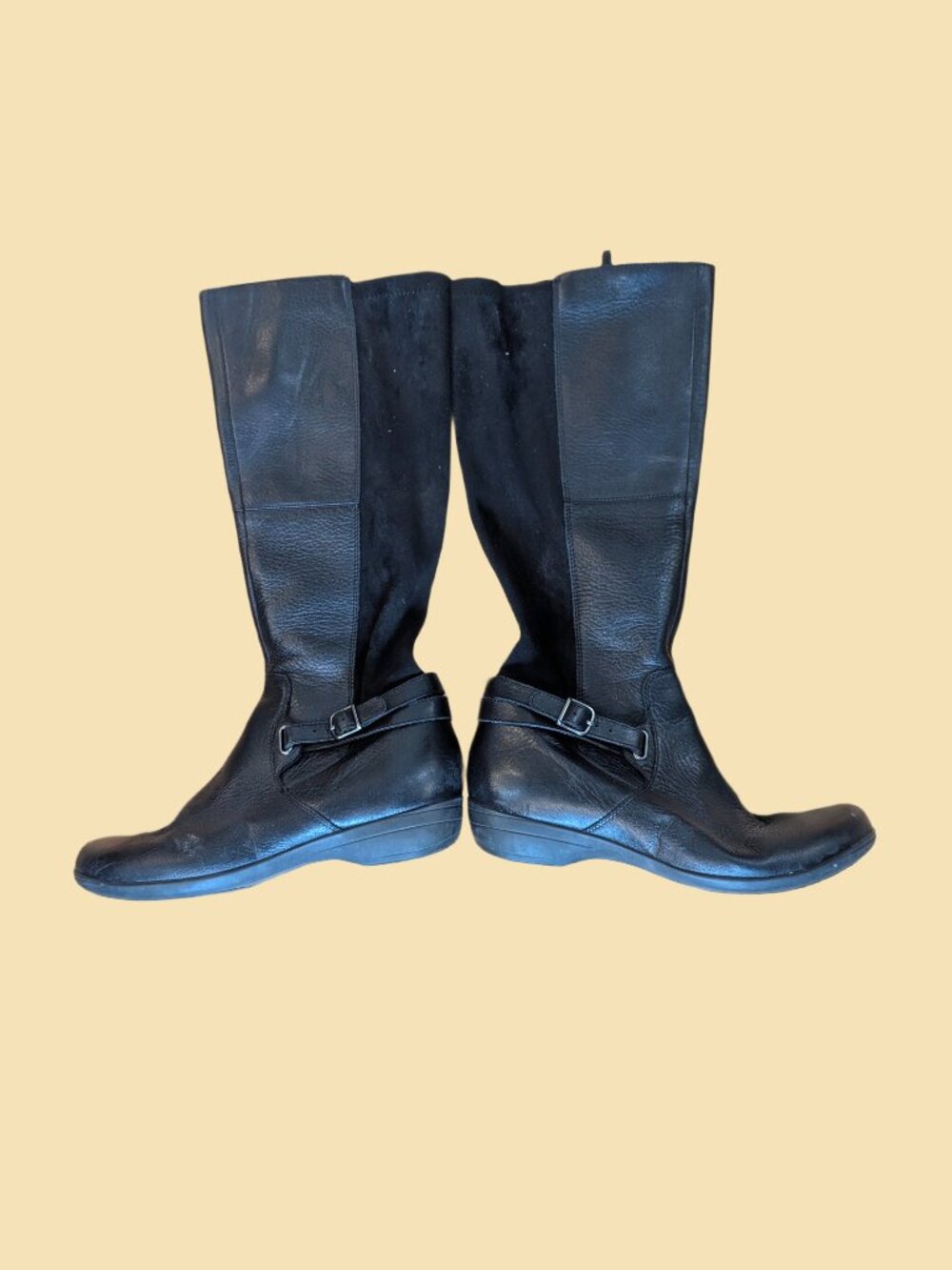 Dansko Women's Black Leather Francesca Zip Up Boots - Size 39